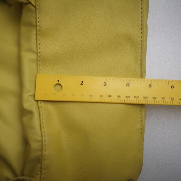 Samsonite Mustard Yellow Bucket Style Adjustable Straps Unisex Backpack - Picture 11 of 14